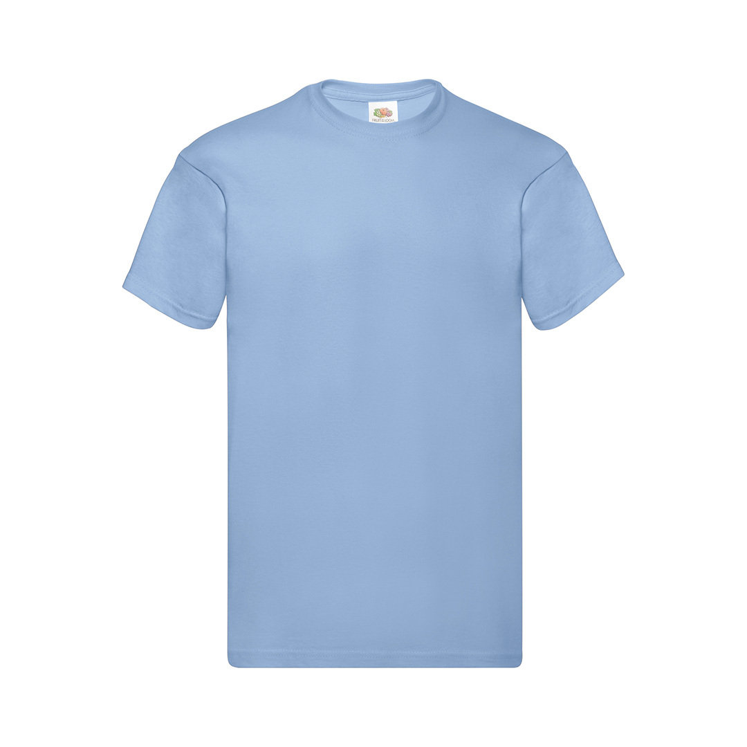 Camiseta manga corta adulto azul claro