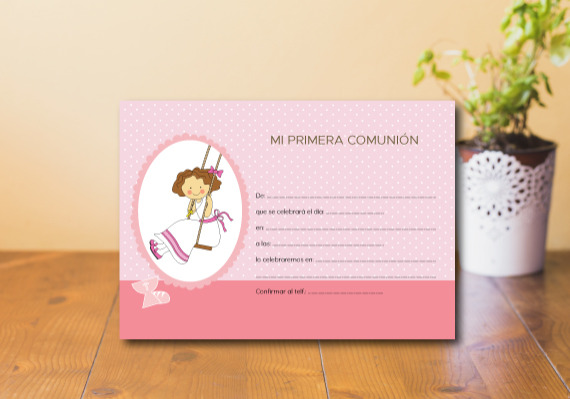 Invitaciones de Comunión