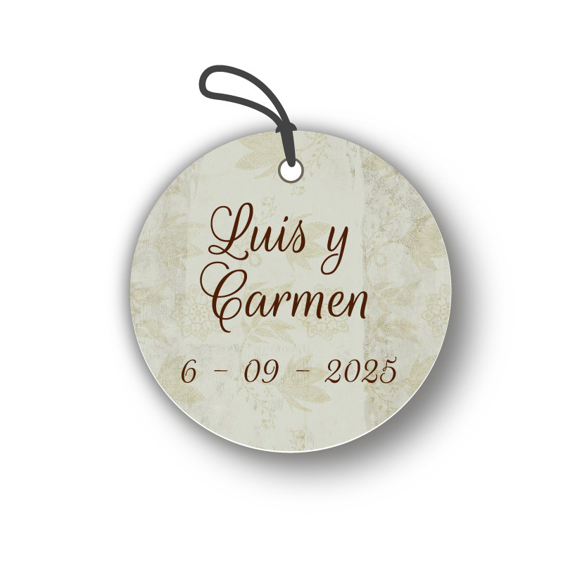 B133072 - Flores vintage (Etiqueta)