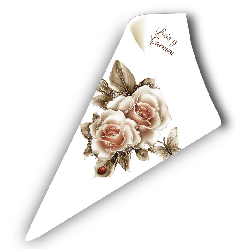 B113072 - Flores vintage (Cono confeti)