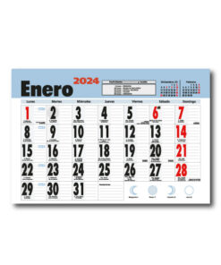 Faldilla Calendarios 330 Mensual Notas