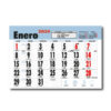 Faldilla Calendarios 435 Mensual Notas