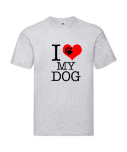 camiseta-i-love-my-dog-gris
