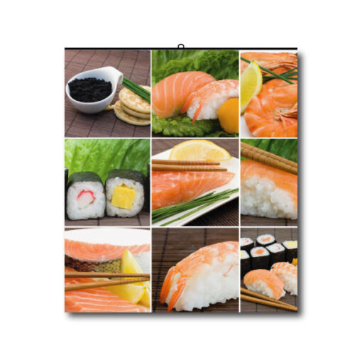 Calendario lamina 235 sushi